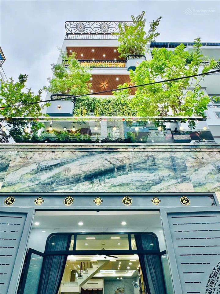 Siêu phẩm hẻm thông 7m phạm văn chiêu, p9, 5x17m, 3 lầu, 5 phòng 6wc có sân vườn