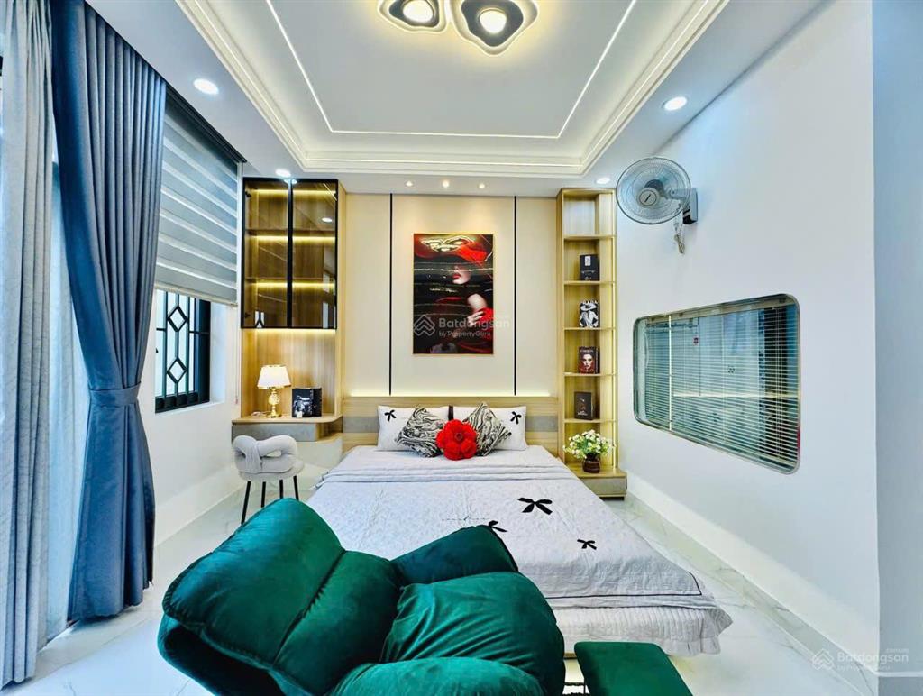Siêu phẩm hẻm thông 7m phạm văn chiêu, p9, 5x17m, 3 lầu, 5 phòng 6wc có sân vườn