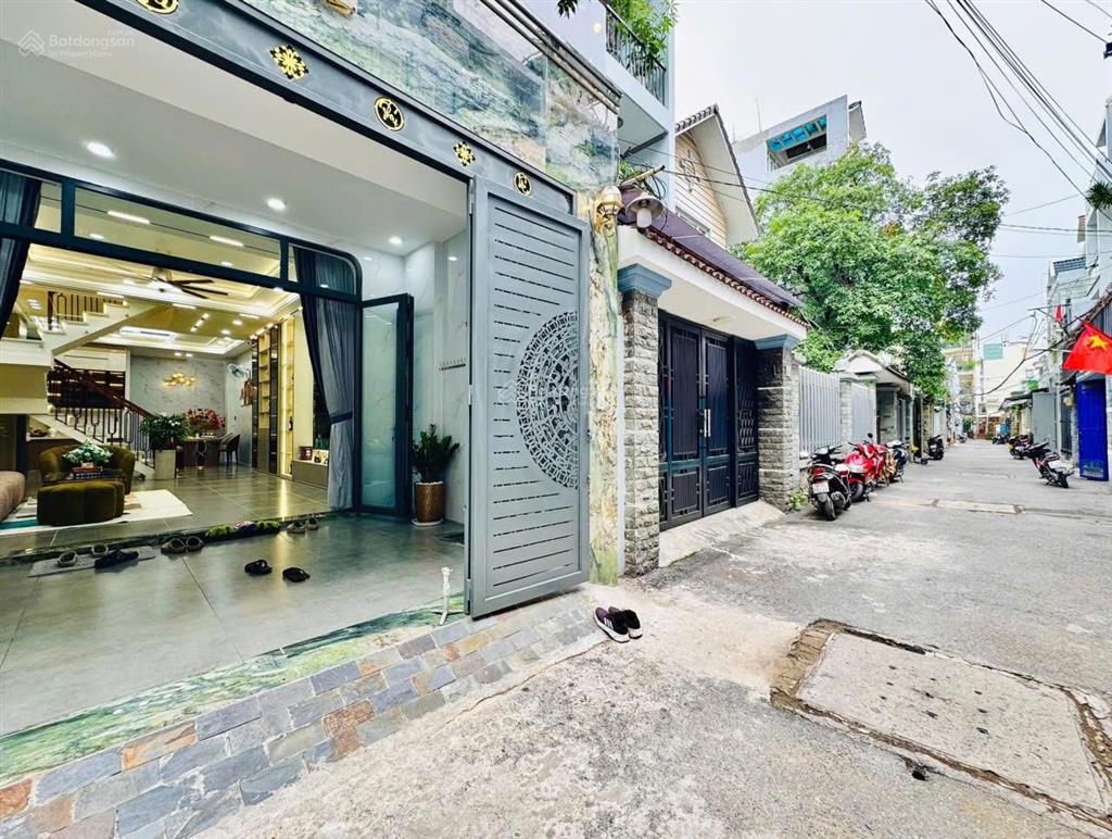 Siêu phẩm hẻm thông 7m phạm văn chiêu, p9, 5x17m, 3 lầu, 5 phòng 6wc có sân vườn