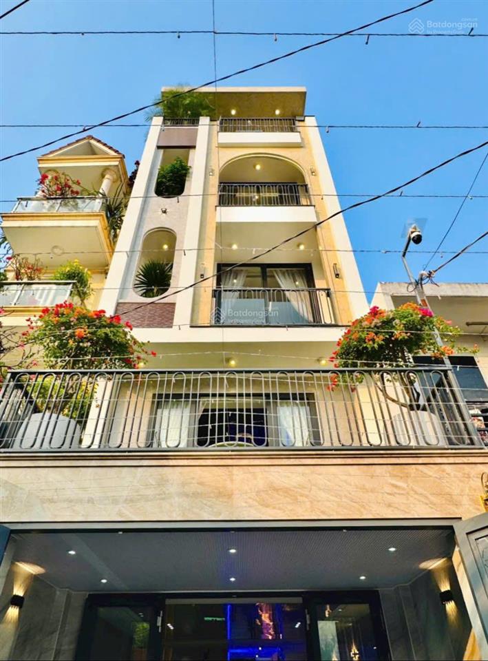 Siêu phẩm hẻm thông 6m lê văn thọ p9, diện tích 4,2x19m, 4 lầu, thang máy, 4pn, 6wc, 10,8 tỷ