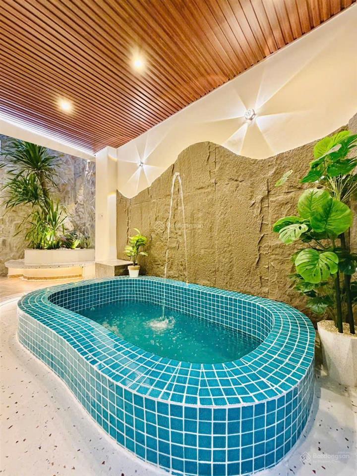 Căn vila có hồ bơi  phạm văn chiêu p14  5x16m  1 lầu  3pn  4wc  6,9 tỷ