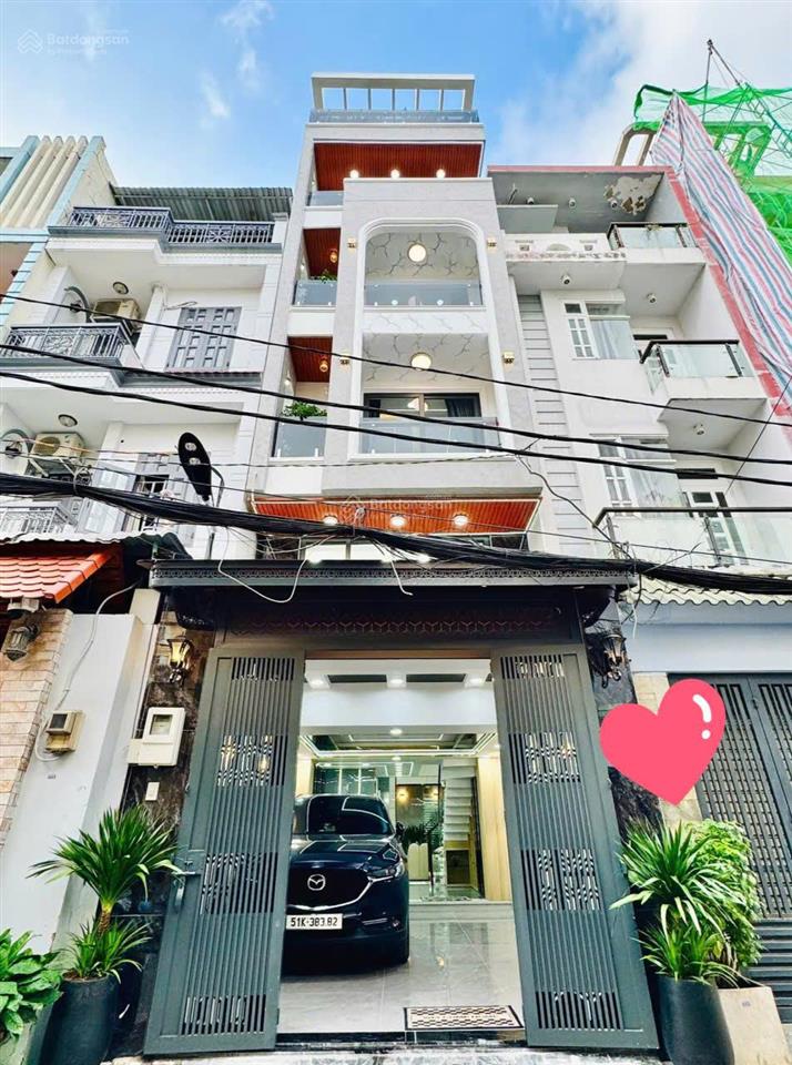Nhà full nội thấthẻm 8mphan huy ích p12 dt4x17m có thang máy5 lầu 5pn 7wc 30 triệu