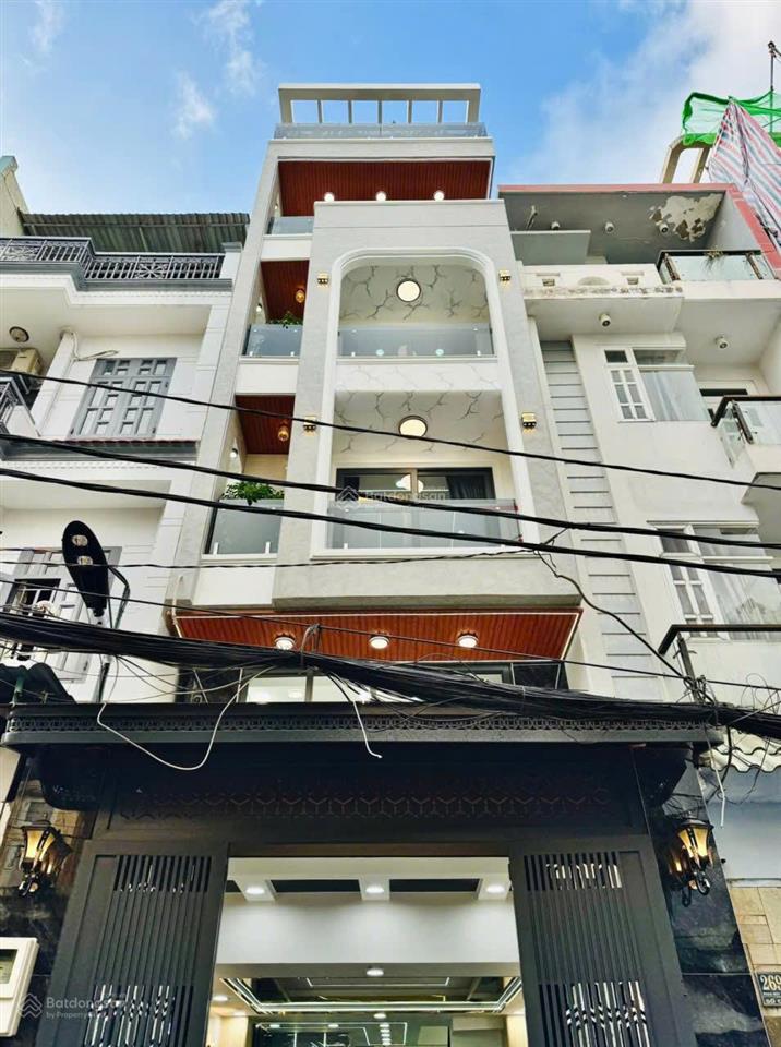 Nhà full nội thấthẻm 8mphan huy ích p12 dt4x17m có thang máy5 lầu 5pn 7wc 30 triệu