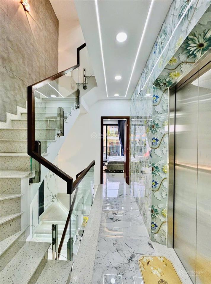 Nhà full nội thấthẻm 8mphan huy ích p12 dt4x17m có thang máy5 lầu 5pn 7wc 30 triệu
