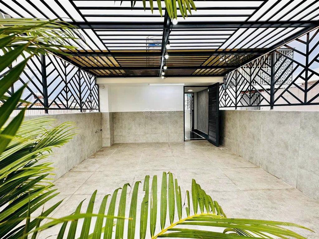 Nhà hẻm xe hơi full nội thất lê văn thọ p9diện tích 4x16m 4 lầu4 phòng 6wc 25 triệu