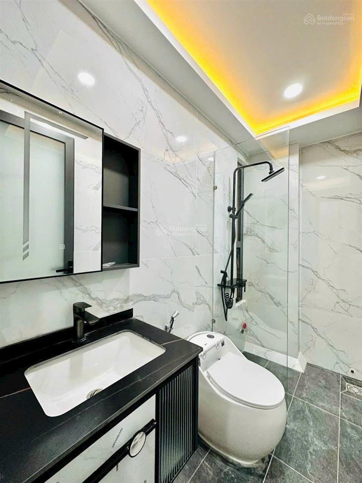 Nhà hẻm xe hơi full nội thất lê văn thọ p9diện tích 4x16m 4 lầu4 phòng 6wc 25 triệu
