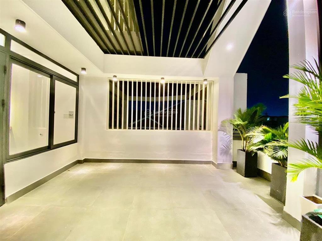 Nhà full nội thất hẻm thông 10mnguyễn văn khối phường 114x16m 4 lầu 5pn 5wc=24 triệu