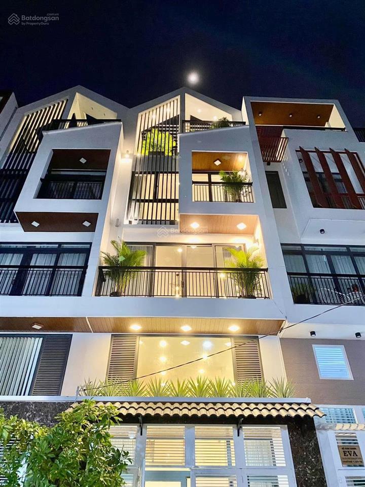 Nhà full nội thất hẻm thông 10mnguyễn văn khối phường 114x16m 4 lầu 5pn 5wc=24 triệu