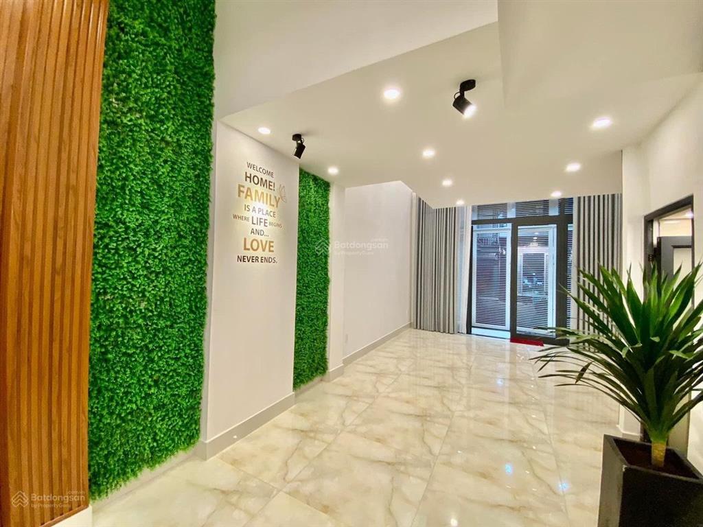 Nhà full nội thất hẻm thông 10mnguyễn văn khối phường 114x16m 4 lầu 5pn 5wc=24 triệu