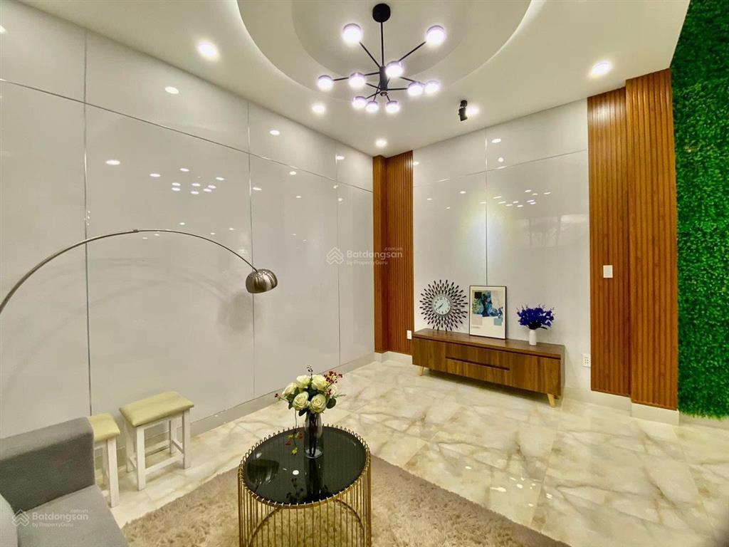 Nhà full nội thất hẻm thông 10mnguyễn văn khối phường 114x16m 4 lầu 5pn 5wc=24 triệu