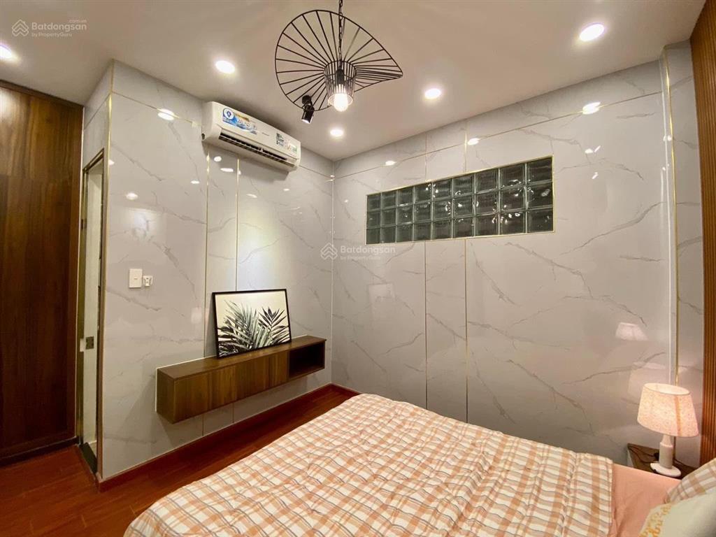 Nhà full nội thất hẻm thông 10mnguyễn văn khối phường 114x16m 4 lầu 5pn 5wc=24 triệu