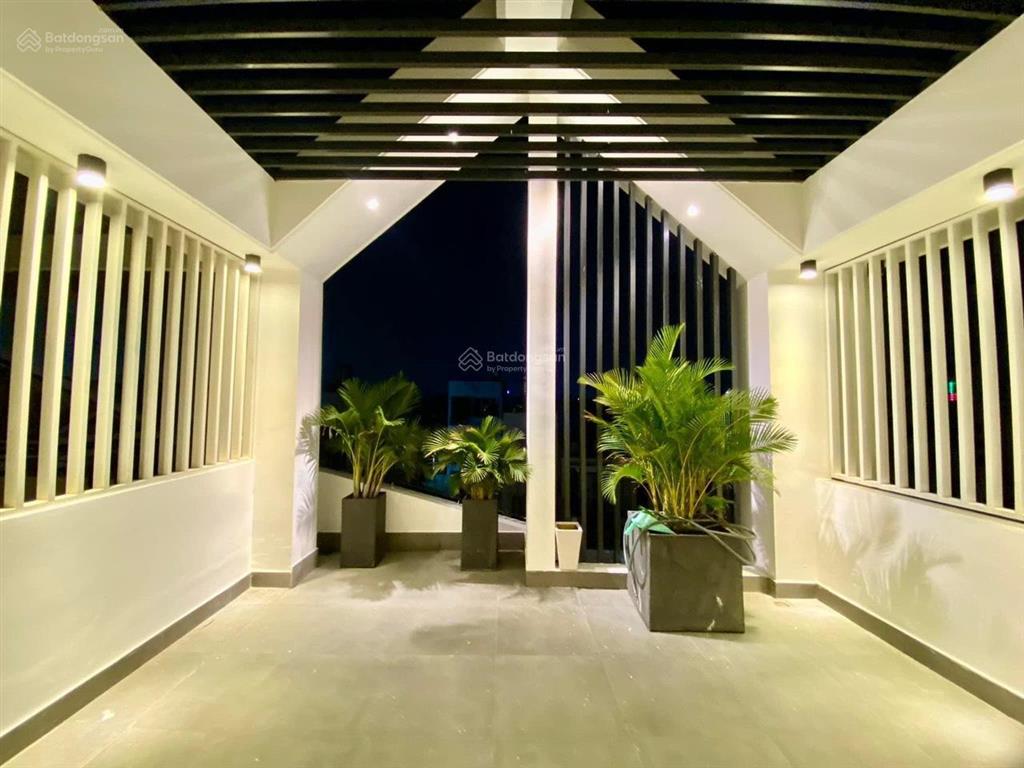 Nhà full nội thất hẻm thông 10mnguyễn văn khối phường 114x16m 4 lầu 5pn 5wc=24 triệu