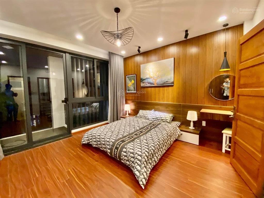 Nhà full nội thất hẻm thông 10mnguyễn văn khối phường 114x16m 4 lầu 5pn 5wc=24 triệu