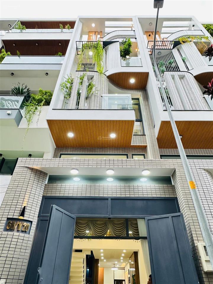 Nhà full nội thất khu cao cấp, nguyễn tư giản p12 dt 4x20m 4 lầu, thang máy, 5pn 7wc=28 triệu