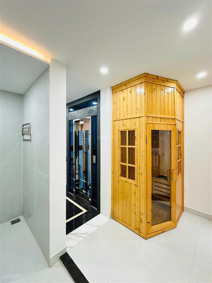 Nhà full nội thất khu cao cấp, nguyễn tư giản p12 dt 4x20m 4 lầu, thang máy, 5pn 7wc=28 triệu