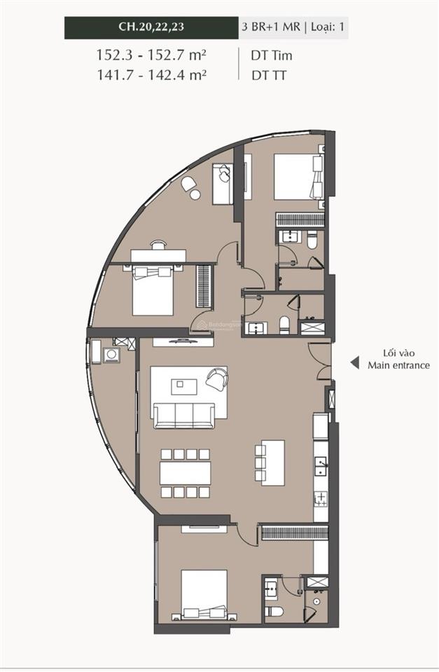 Siêu phẩm 4n căn hộ hàng hiệu mua trực tiếp cdt masterise homes