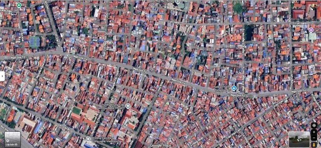 Cho thuê tòa nhà mặt đường ngô gia tự  vị trí đẹp ngay ngã 4 văn cao