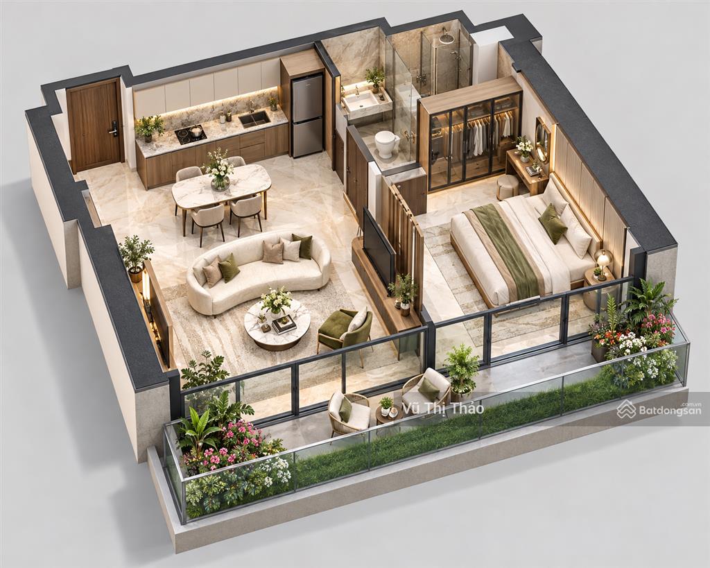 Căn hộ xà lá, 47m, tầng trung, hướng đn, tầng đẹp, view nội khu, tiện ích khách sạn 5 sao, 6,2 tỷ