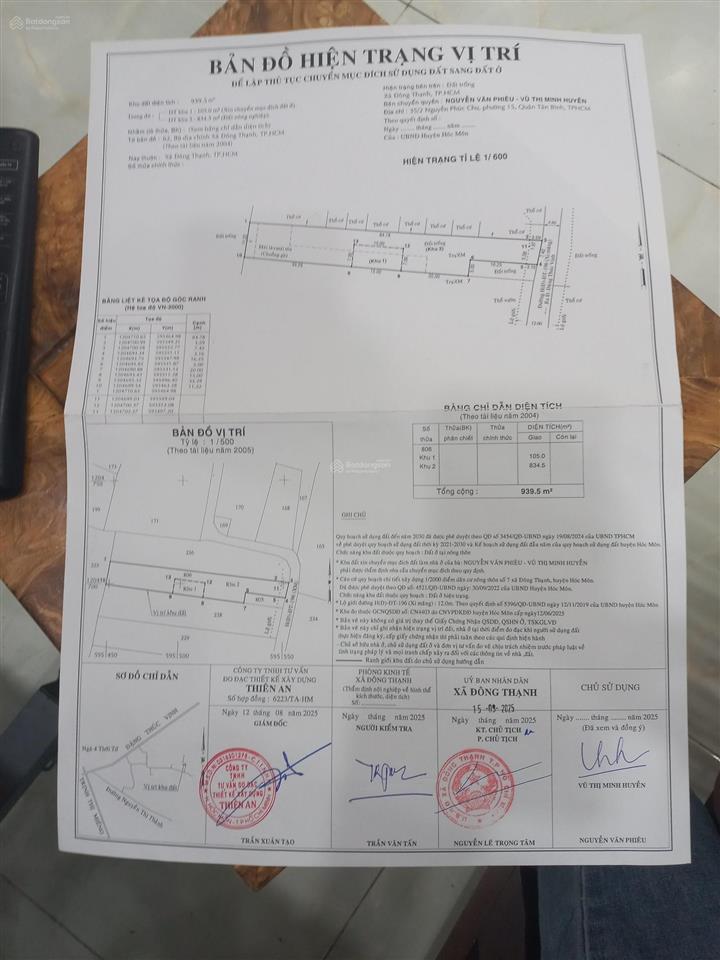 Bán đất tại xã đông thạnh, hóc môn, hồ chí minh, 9,45 tỷ vnd, 940m2