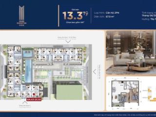 Bán căn 2pn tại the grand manhattan, quận 1, giá 13,3 tỷ, 60 m2