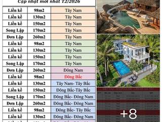 Giá bán đợt 1 vinhomes làng vân đà nẵng