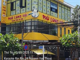 Lô góc 2 mặt tiền nguyễn văn thoại (chính chủ bán gấp, giá tốt đầu tư)