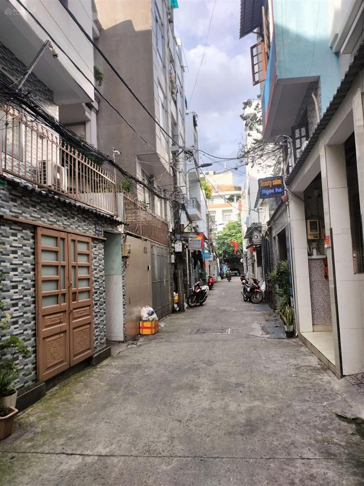 Bán căn nhà hẻm trước nhà 3m p13, lê văn huân dt 4x16m trệt lầu đúc giả, 2pn, nhà mới, 6,7 tỷ tl