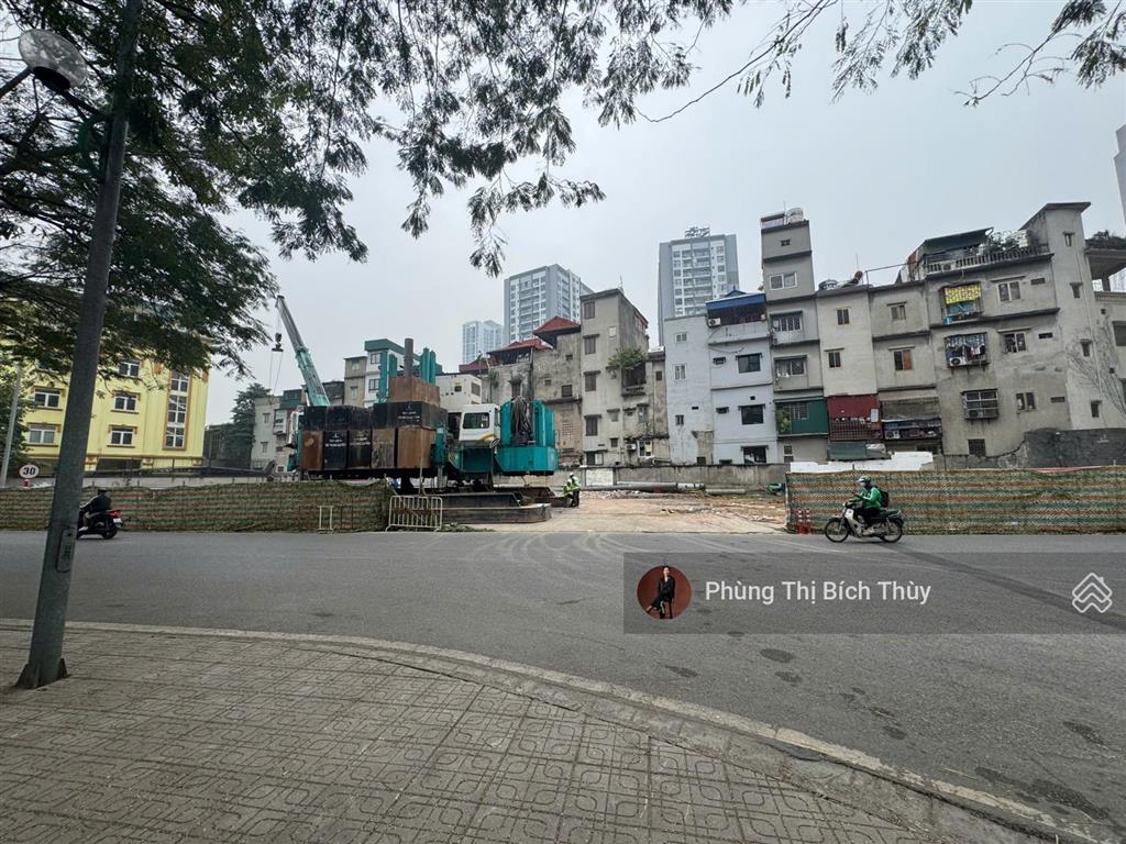 Cđt bán dự án xây văn phòng  trường học  mặt phố giáp bát  1220m2  tương lai x2,3 tài sản