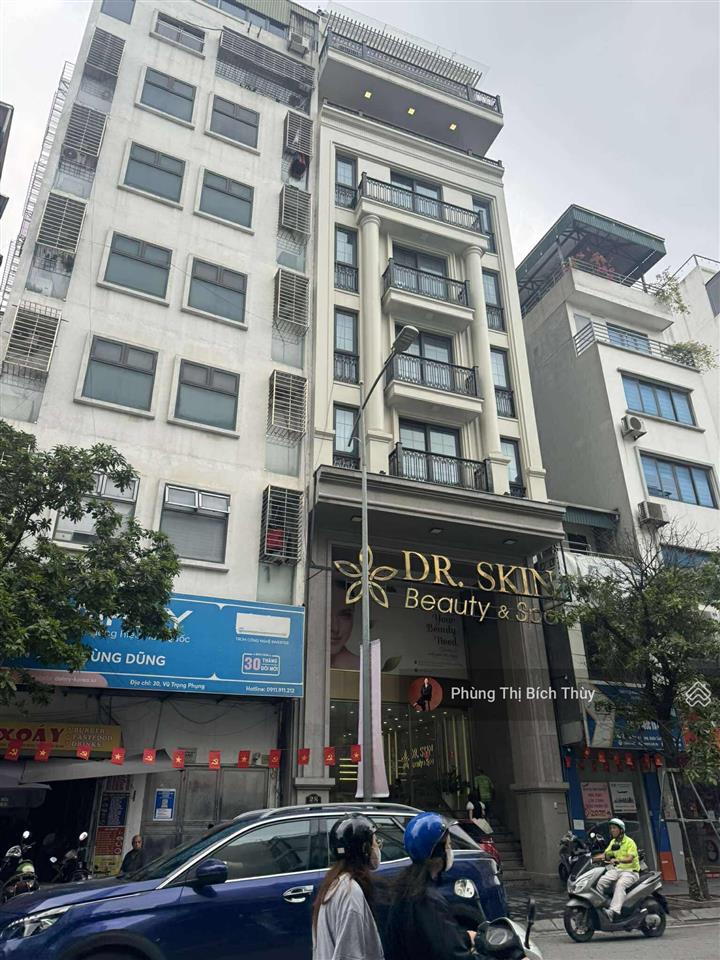 Bán tòa 12 tầng  mp triệu việt vương  hbt  140m2  mt 7m  168 tỷ  có hoàn công pccc đầy đủ