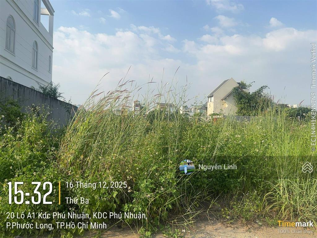 Bán đất biệt thự 290m2 (14,5x20m) kdc phú nhuận, phường phước long q9 giá chỉ 81tr/m2  linh