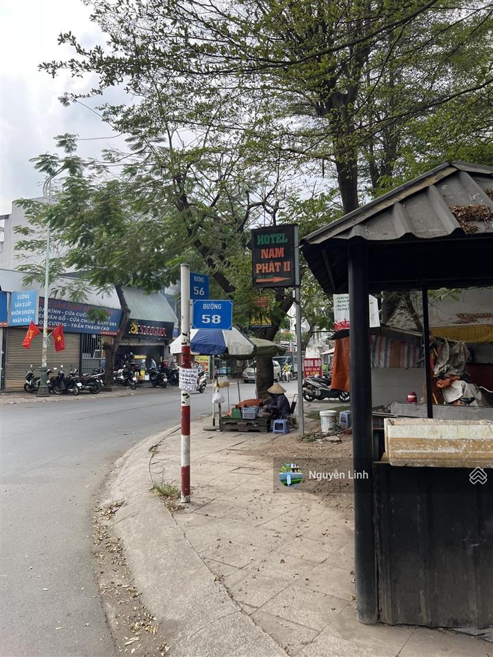 Bán lô 6x20m mặt tiền đường 58 khu dân cư đông thủ thiêm, phường bình trưng quận 2 tp hcm