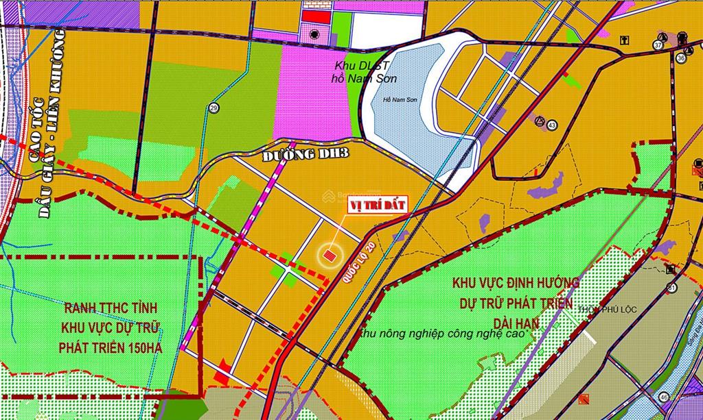 Đất ngộp  5m x 45m gần ql 20  thị trấn liên nghĩa cũ / đức trọng