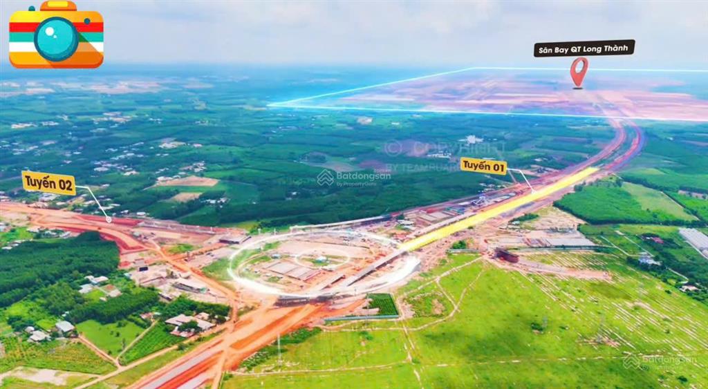 Cực phẩm! lô đất ~3000m2full thổ cư3 mặt tiền ql51 siêu hiếm ngay cổng trước sân bay long thành
