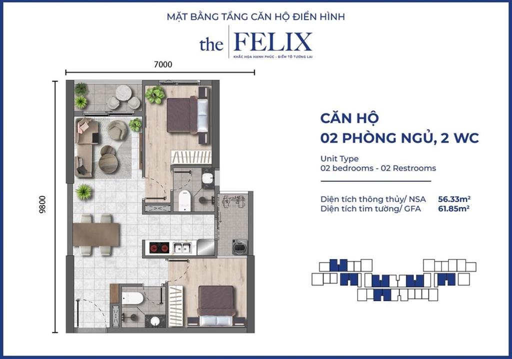 Chính chủ bán căn hộ the felix bình dương, giá bán bằng giá hợp đồng