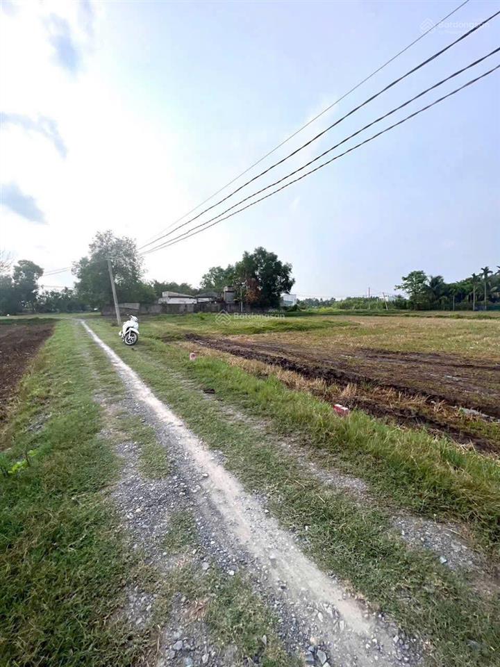 Đất bình lợi hkđ dân đông, sổ hồng, 650 triệu. giáp tt đức hoà, giáp xã hựu thạnh.