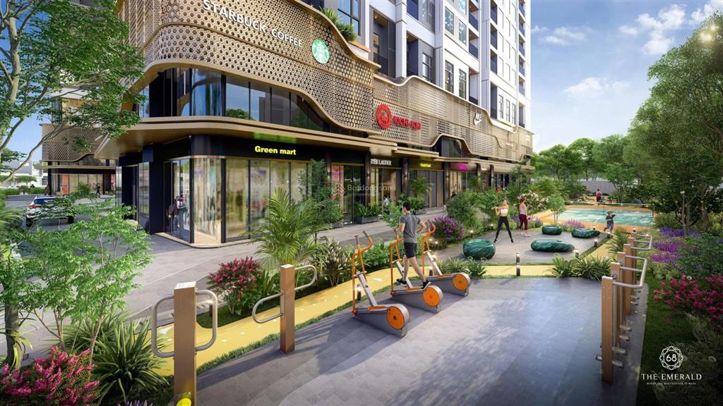 Bán căn hộ the emerald 68, dt 61m², 2pn, 1wc, bàn giao cao cấp, chỉ 3,45 tỷ