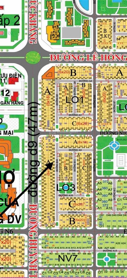 Ra gấp lô đất 1,39 ti 90m2 đường 12m dự án hud