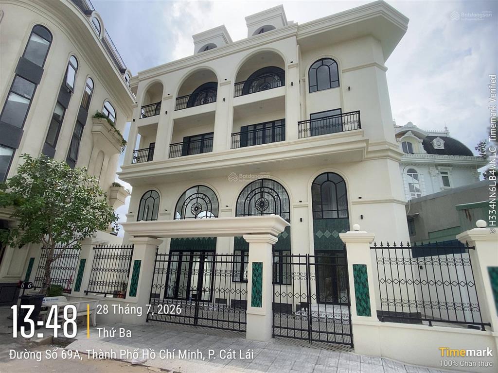 Cho thuê biệt thự 300m2, 75 triệu, số 4 đường 69a, p cát lái, q2, hcm