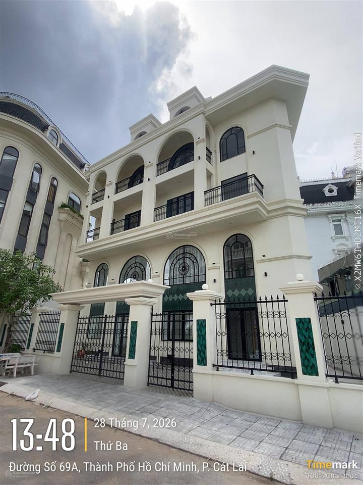 Cho thuê biệt thự 300m2, 75 triệu, số 4 đường 69a, p cát lái, q2, hcm