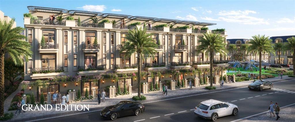 Bán nhà phố 4 tầng xây sẵn genera by the solia bến lức, tiện ích hoàn thiện, 4,3 tỷ. 0907 701 ***