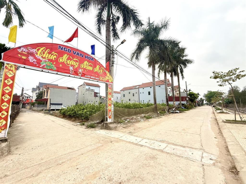 96.4m2 trục chính hạ lôi sát đền hai bà trưng, đối diện khu đấu giá sắp triển khai, giá siêu đẹp