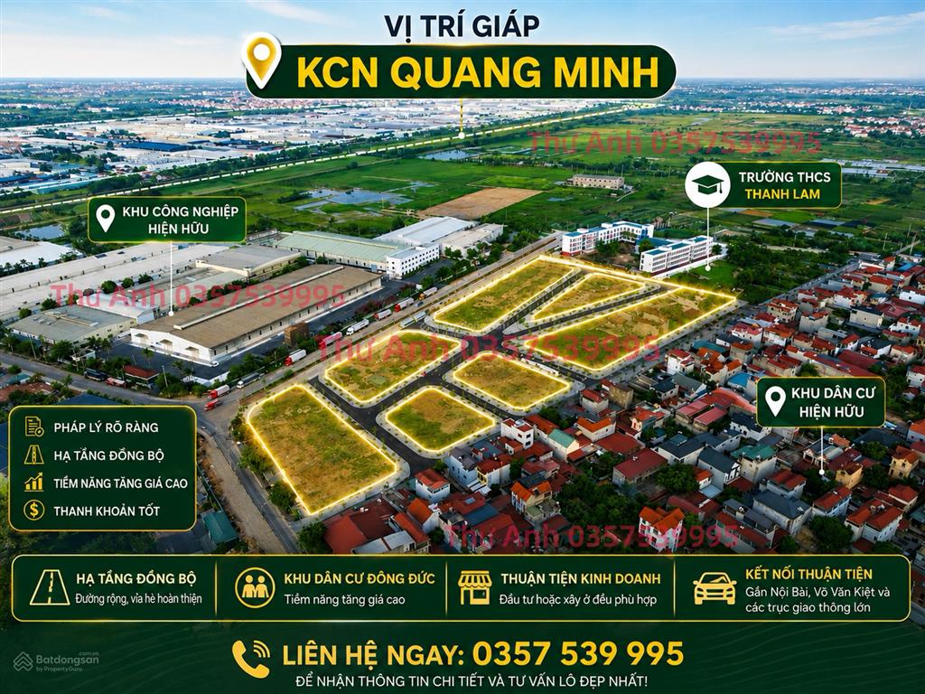 Siêu phẩm đấu giá lâm hộ mê linh ngay cạnh kcn quang minh kinh doanh sầm uất