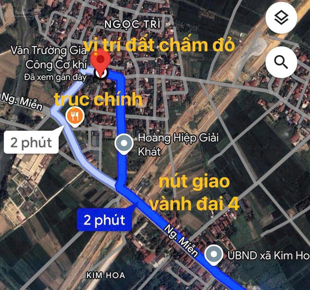 Siêu phẩm ngay cạnh vành đai 4 full thổ cư siêu đẹp tại kim hoa, mê linh 0357 539 ***