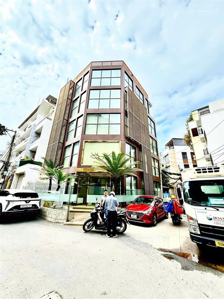 Dòng tiền khủng q1  tòa nhà góc 2mt nguyễn đình chiểu  11.5x15m  7 tầng  giá 99 tỷ