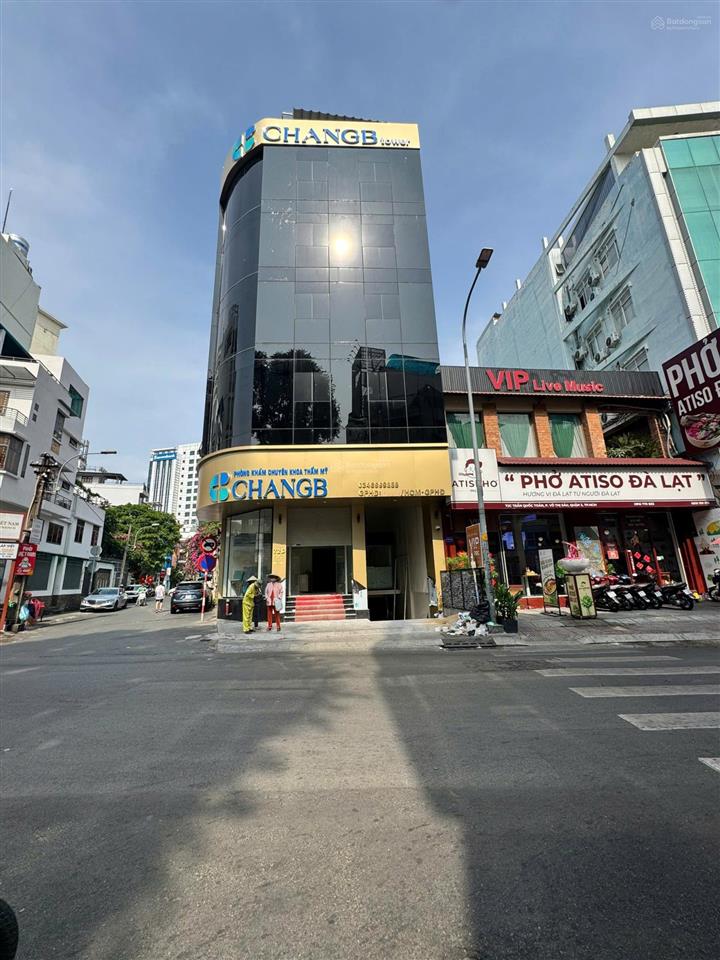 Góc 2mt pasteur q3  hđt 350tr  9x16m (nở hậu 11m) 7 tầng  giá 90 tỷ