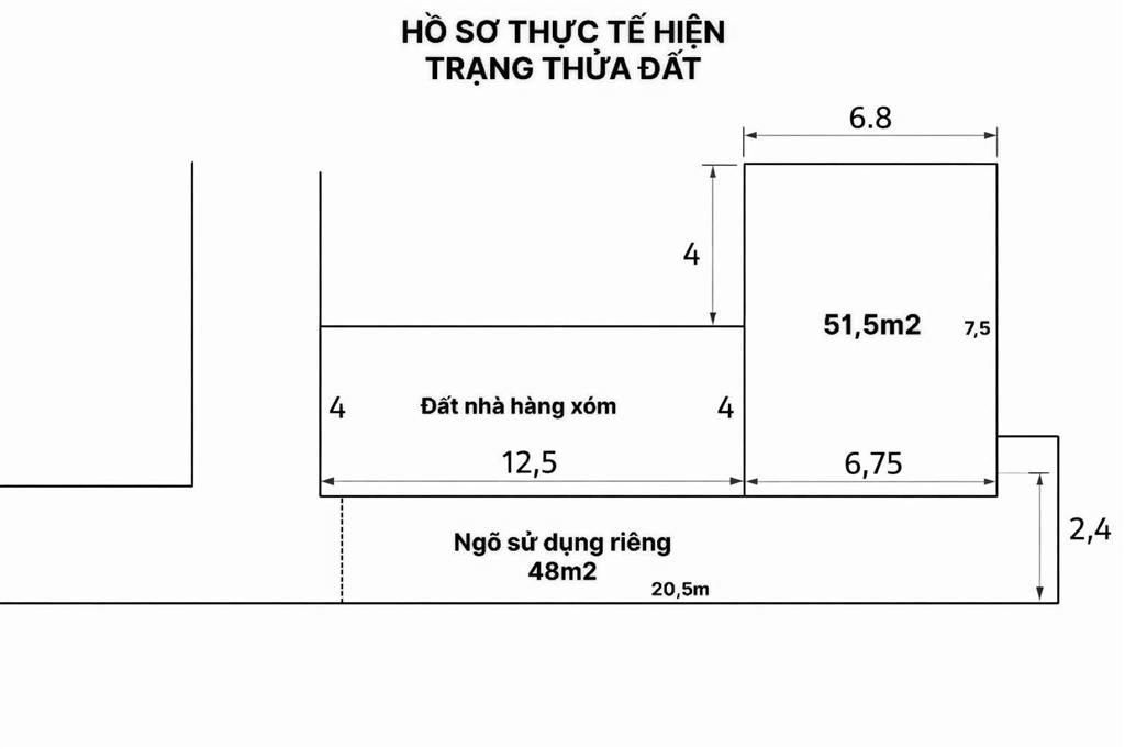 Đất thôn 3 vạn phúc 48m2, ô tô vào giá 3tỷ950