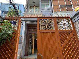 Nhà 4 tầng căn góc 3 mặt hẻm p.5 q.6 7 tỷ 680