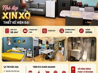 Chung cư kiến thành 62 bà hom, p.13, quận 6. giá bán 2 tỷ 800 tl