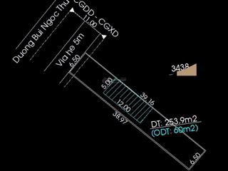 Bán đất mặt tiền kinh doanh đường bùi ngọc thu, chánh hiệp, tp. hcm vị trí đẹp, cách chợ kinh doanh