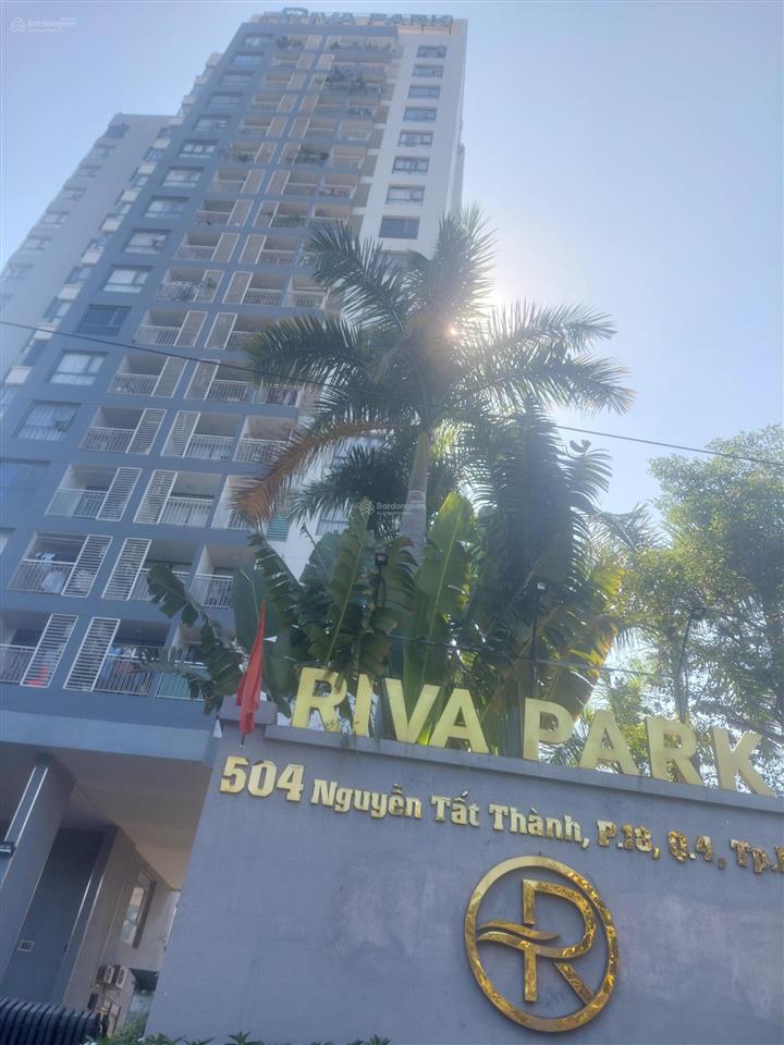 Ch riva park ng tất thành q4 2pn 2wc 80m2 đầy đủ nt ban công thoáng mát nhà đẹp mới 15tr giá tốt